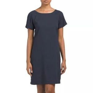 THEORY Navy Caliver Lace Back Raglan Dress size 0